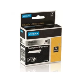 DYMO címke Rhino, poli, 12mm, fémes