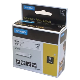 DYMO címke LM D1 vinyl 9mm fehér