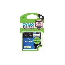 DYMO Tartós D1-es szalag 12mmx5,5m, fekete/fehé