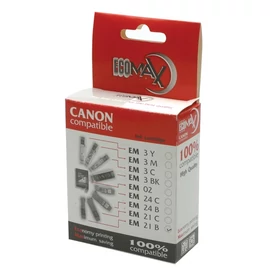 Utángyártott ECOMAX Tintapatron BCI-21Bk - EM21B