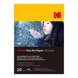 KODAK Fine Art fotópapír - Smooth 230g, A4, 20db