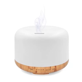 PLATINET Párologtató + illatosító, aroma diffúzor, LED, RGBW, 0,5l, fa és fehér