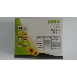 Utángyártott CANON CLI-571XL Tintapatron Multipack BKCMY 5db-os ECOPIXEL BRAND