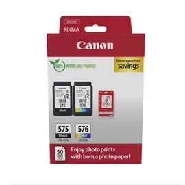 Canon PG575+CL576+10x15 GP501 fotópapír multipack