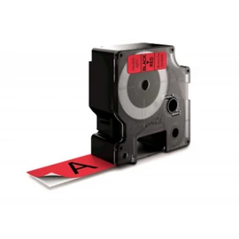 Utángyártott DYMO D1 D53717 24mm x 7m piros-fekete #S0720970