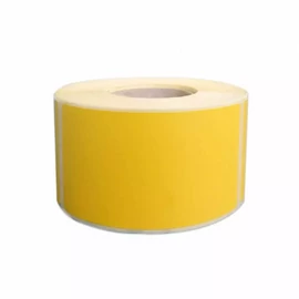 Tekercses PAPÍR címke 100x150mm 260 db/tekercs (sárga)