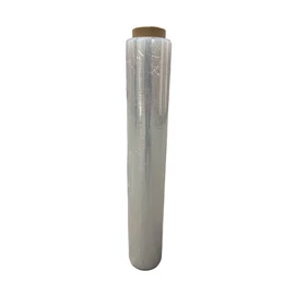 Kézi stretch fólia (Nyújtható, 23 mikron,Transzparens), 109m, 1,15kg fólia, 1,5 kg/tekercs