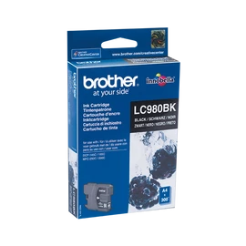 BROTHER Tintapatron LC980BK, 300 oldal, Fekete