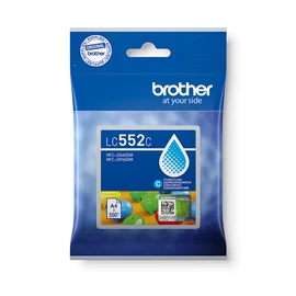 BROTHER Tintapatron LC552C - 550 oldal, Cyan
