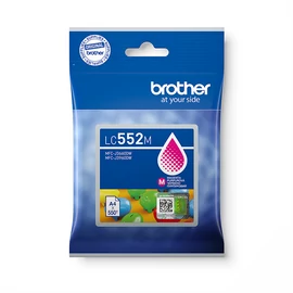 BROTHER Tintapatron LC552M - 550 oldal, Magenta
