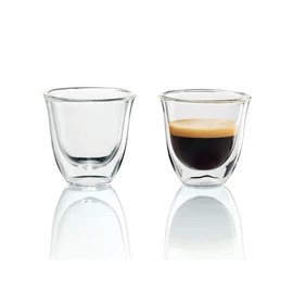 DELONGHI DLSC310 eszpresszó pohárszett, 2 db, duplafalu, hőálló, 300°C