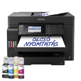 EPSON Tintasugaras nyomtató - EcoTank L15150 (A3+, MFP, színes, 4800x2400 DPI, 32 lap/perc, USB/LAN/Wifi)