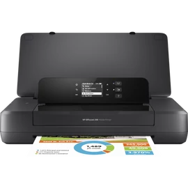HP Tintasugaras Nyomtató Officejet 200 mobil printer, USB/WIFI, A4, 10lap/perc (FF, ISO), Hordozható, Akku