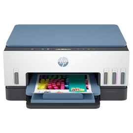 HP Tintasugaras MFP NY/M/S Smart Tank 675 tintatartályos multifunkciós nyomtató, USB/Wlan A4 12lap/perc(ISO), Duplex,kék