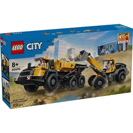 LEGO® City Big Vehicles Homlokrakodó és billenőplatós teherautó 60494
