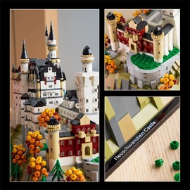 LEGO® Architecture Neuschwanstein kastély, gyűjthető modellkészlet felnőtteknek 21063