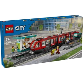 LEGO® City Belvárosi villamos és megálló játékszett 60423