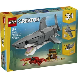 LEGO® Creator Veszedelmes cápa egy kincsesládával, játék 31381