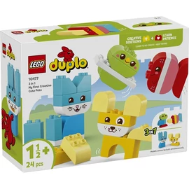 LEGO® DUPLO® Első készletek Kreatív és aranyos, 3 az 1-ben házi kedvencek játék 10477