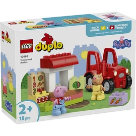 LEGO® DUPLO® Peppa malac Traktor és piac építőkészlet 10468