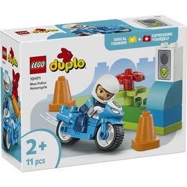 LEGO® DUPLO® Városi kalandok Kék rendőrségi motorkerékpár játékkészlet 10471