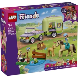 LEGO® Friends Ló és csikószállító utánfutó, játékkészlet 42695