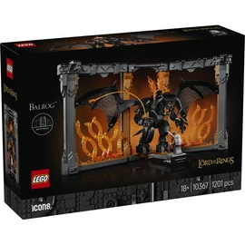 LEGO® Icons Könyvkuckó: A Gyűrűk Ura: Balrog™, dekorációs szett a könyvespolcra 10367