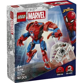 LEGO® | Marvel Pókember robot vs. Anti-Venom, megépíthető játékfigurákat tartalmazó szett 76308