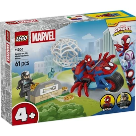 LEGO® | Marvel Póki és csodálatos barátai Motorkerékpáros Pókember vs. Rhino 11206