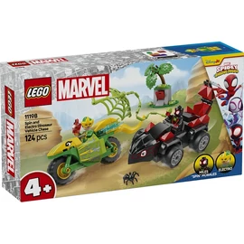 LEGO® | Marvel Póki és csodálatos barátai Spin és Electro: Üldözés a dinójárművel 11198