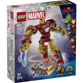 LEGO® | Marvel Vasember robot vs. Ultron, megépíthető szuperhősfigurát tartalmazó játékkészlet 76307