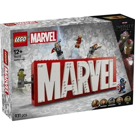 LEGO® | Marvel: MARVEL logó és minifigurák, gyűjthető és megépíthető szett 76313