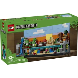 LEGO® Minecraft® Minibiomok, művészi gaming építőkészlet 21589