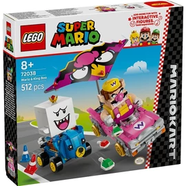 LEGO® Super Mario™ Mario Kart™ – Wario és King Boo figurák, plusz 2 gokart 72038