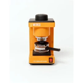 Szarvasi SZV-612/3 Mini presszókávéfőző, narancssárga,  800W,  2 / 6 személyes kivitel, üveg kiöntő edény, zárócsavar