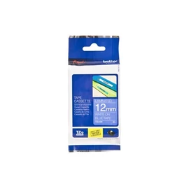 Brother TZE-535 laminált P-touch szalag (12mm) White on Blue - 8m címkenyomtató szalag