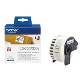 Brother DK-22225 folytonos szalagcímke 38mm x 30,48m öntapadós White címkenyomtató szalag