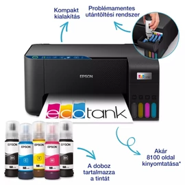 Epson EcoTank L3271 Wireless Tintasugaras Nyomtató/Másoló/Scanner multifunkciós nyomtató