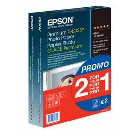 Epson Premium 255g 10x15cm 80db Fényes Fotópapír