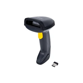 EQuip Wireless 2D Barcode Scanner with Stand Vonalkódolvasó Black