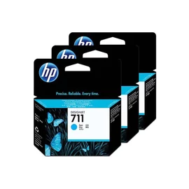 HP CZ134A (711) Cyan 3-pack tintaparton patron