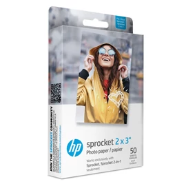 HP Sprocket 2x3" Zink 50db Fényes Fotópapír