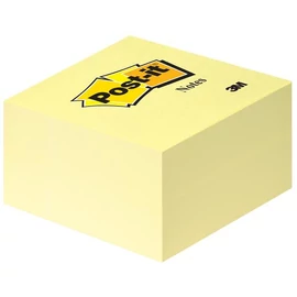 Öntapadó jegyzettömb, 76x76 mm, 450 lap, 3M POSTIT, sárga