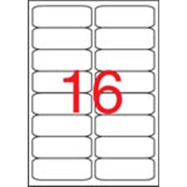 Etikett, univerzális, 99,1x34 mm, kerekített sarkú, APLI, 1600 etikett/csomag
