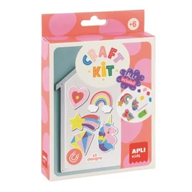 Gyémántmozaik mágnes készlet, APLI Kids "Craft Kit"