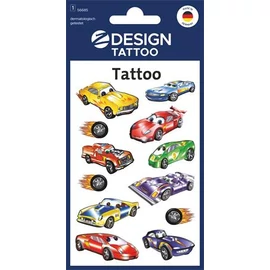 Matrica, tetoválás, 1 ív, 76x120 mm, AVERY ZWECKFORM, "Z-Design No.56685", autók