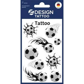 Matrica, tetoválás, 1 ív, 76x120 mm, AVERY ZWECKFORM, "Z-Design No.56740", focilabda