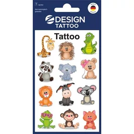 Matrica, tetoválás, 1 ív, 76x120 mm, AVERY ZWECKFORM, "Z-Design No.56761", állatok