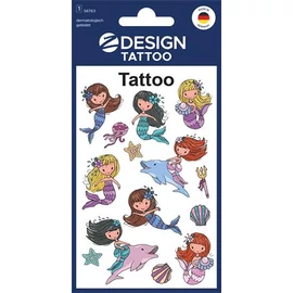 Matrica, tetoválás, 1 ív, 76x120 mm, AVERY ZWECKFORM, "Z-Design No.56763", sellő