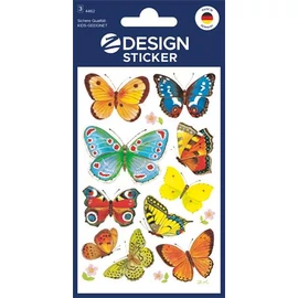 Matrica, papír, 3 ív, 76x120 mm, AVERY ZWECKFORM, "Z-Design No.4462", lepkék